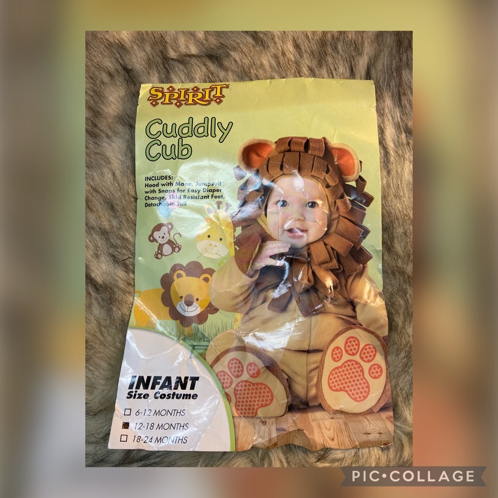 cuddly cub spirit costume .